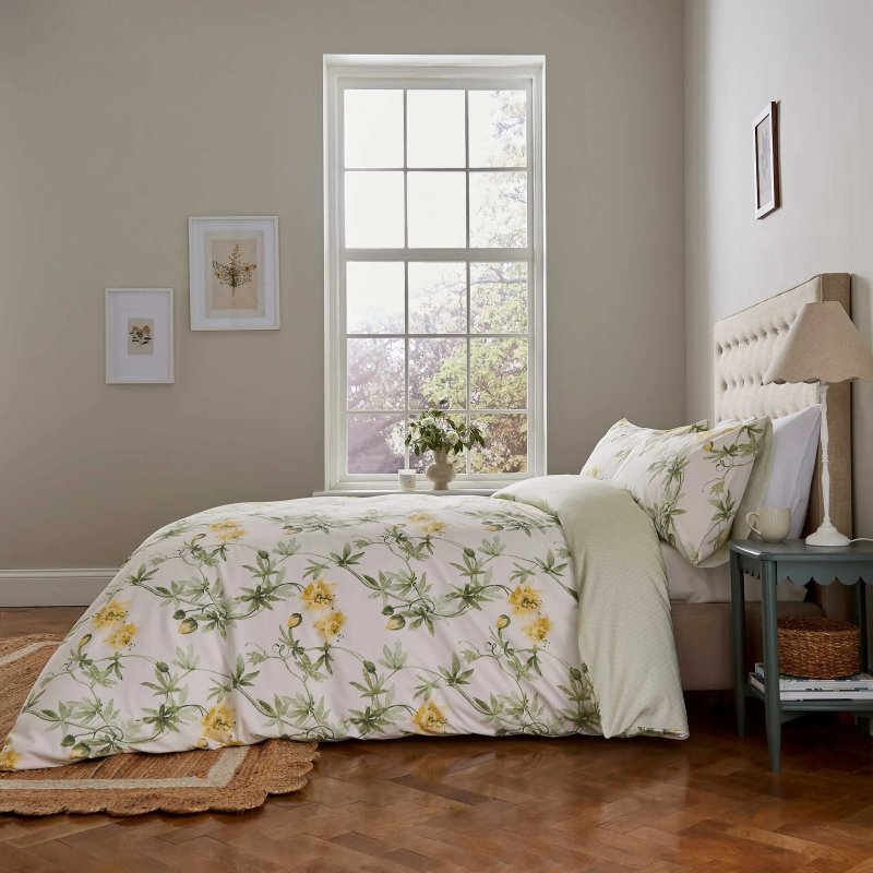 Fable Passionflower Primrose Duvet Cover Set