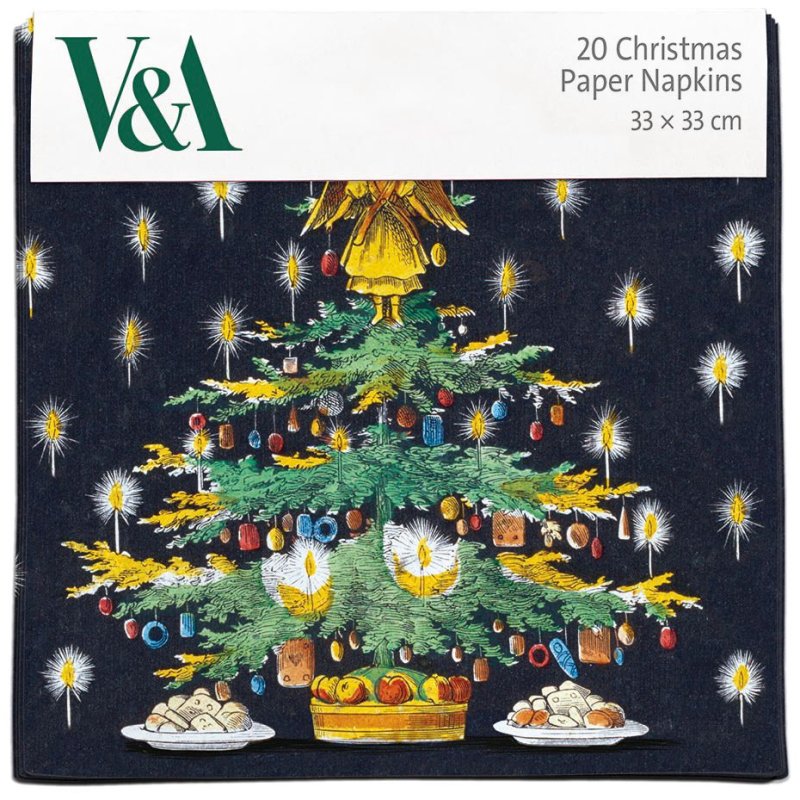 Museum & Galleries Christmas Tree And Toys Napkins Pack Of 20