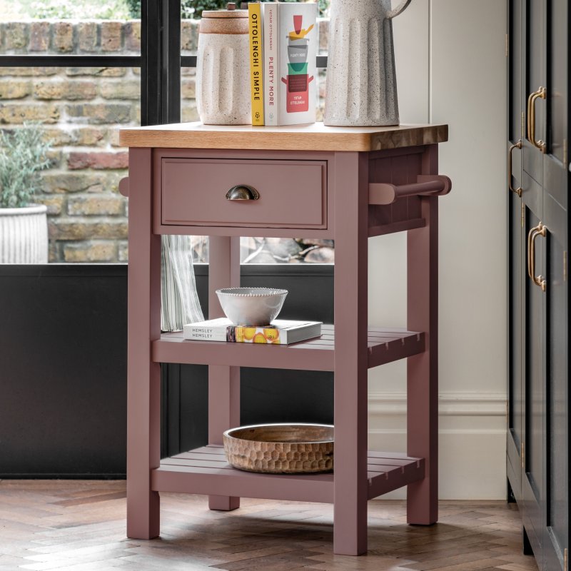 Gallery Direct Eton Butchers Block In Clay lifestyle image
