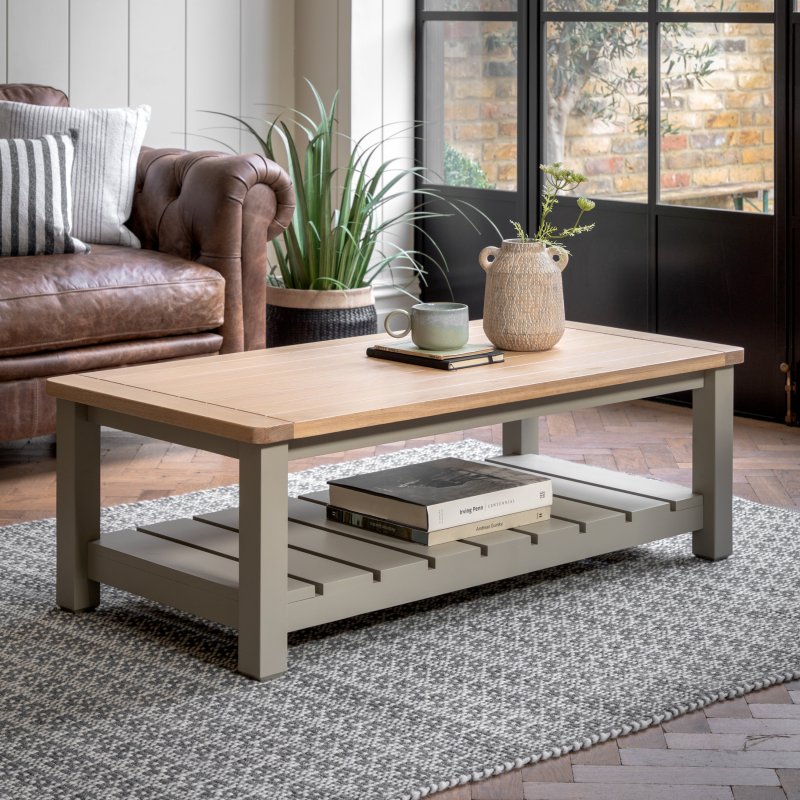 Gallery Direct Eton Coffee Table In Prairie lifestyle image