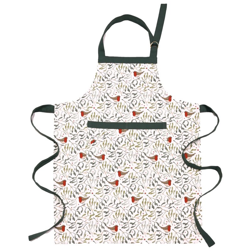 Waltons Waltons Robin & Mistletoe Apron