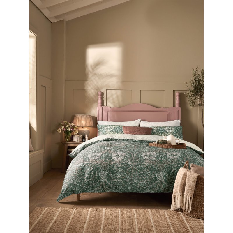 William Morris At Home William Morris At Home Honeysuckle Tulip Sage Duvet Cover Set
