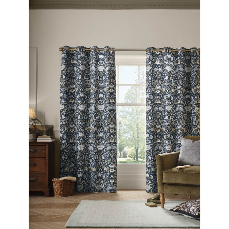 William Morris At Home William Morris At Home Lodden Blue Curtains