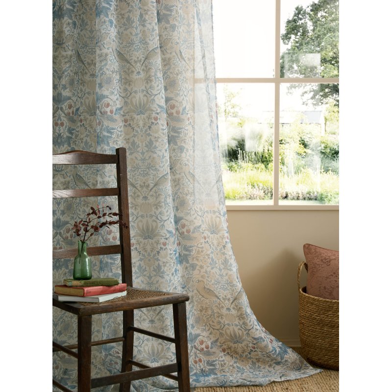 William Morris At Home William Morris At Home Strawberry Thief Voile
