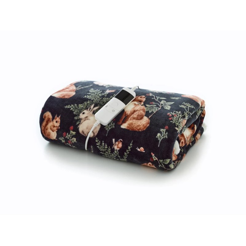 Deyongs Deyongs Woodland Wildlife Heated Sherpa Throw