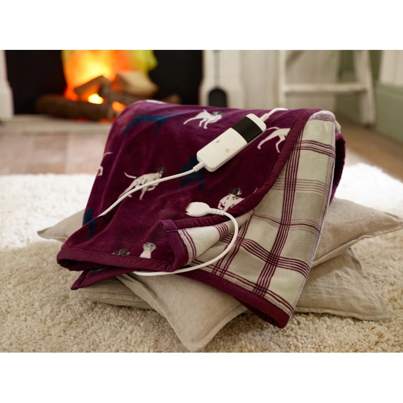 The Lyndon Company The Lyndon Company Hounds Sherpa Heated Throw