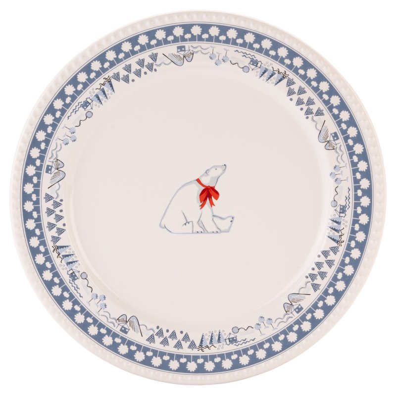 Cath Kidston Cath Kidston Christmas Journey Dinner Plate