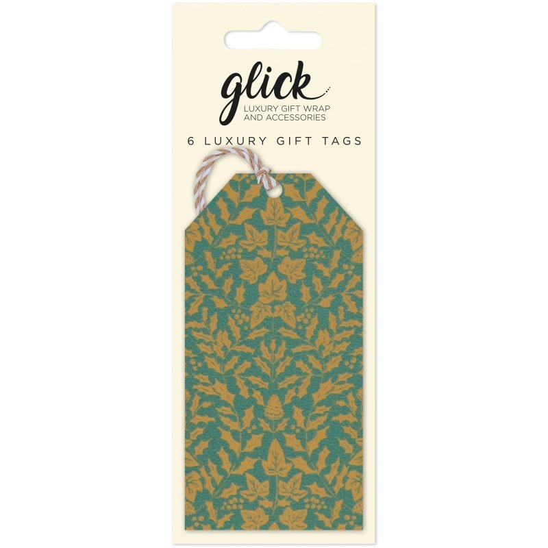 Glick Christmas Baroque Gift Tag 6Pk