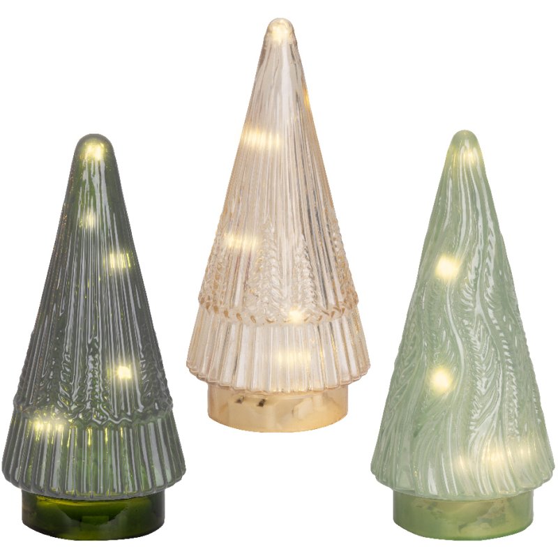 Kaemingk Lit Glass Tree