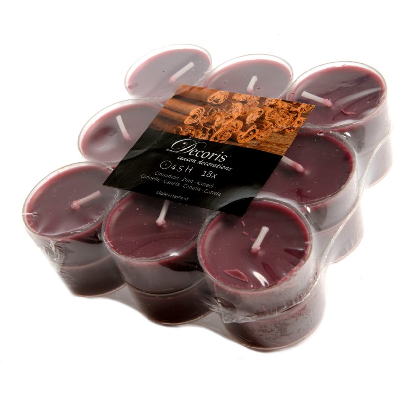Kaemingk Pack Of 18 Oxblood Tealights