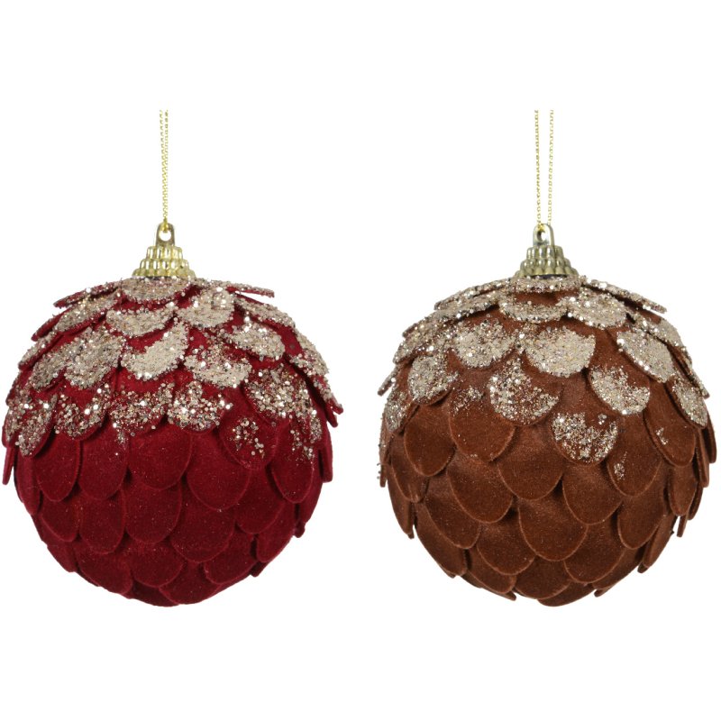 Kaemingk Pinecone Foam Glitter
