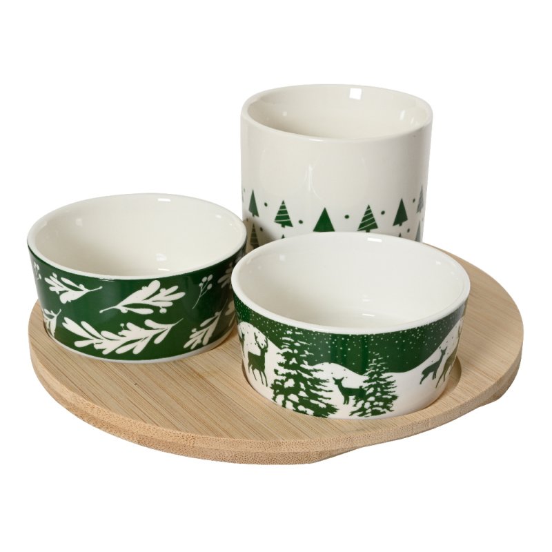 Kaemingk Tapas Set 3 Round Bowls