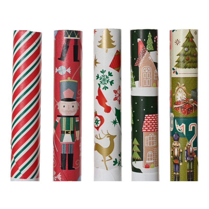 Kaemingk Assorted Christmas Giftwrapping Paper