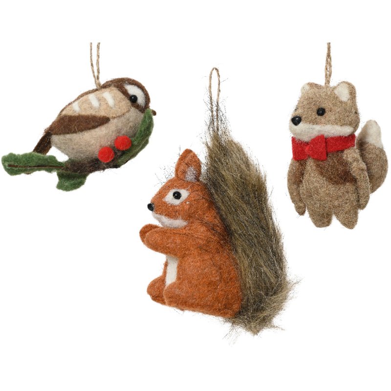 Kaemingk Wool Tree Animals