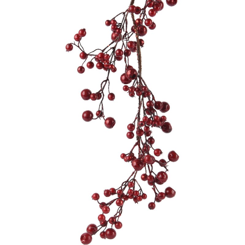 Kaemingk Garland Foam Glitter Berries