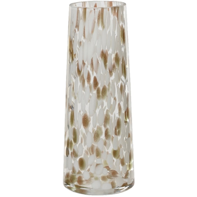 Kaemingk Patterned Glass Vase Small