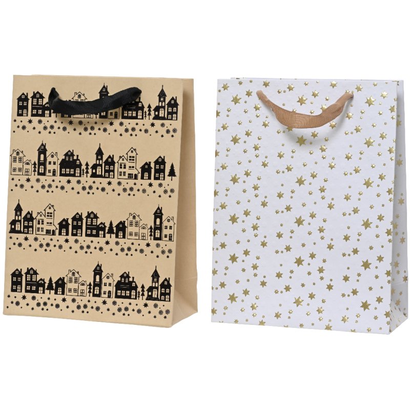 Kaemingk Foil Deco Giftbags Small
