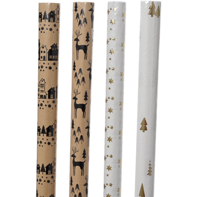 Kaemingk Foil Deco Roll Wrap 2M