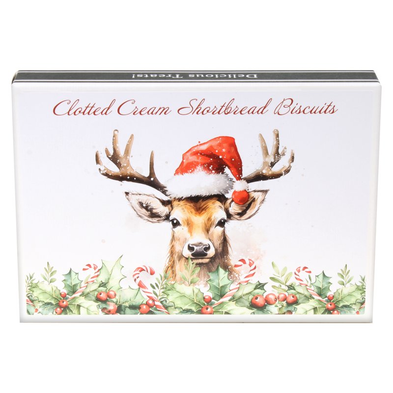 Bramble Stag Clotted Cream Shortbread Box 150g