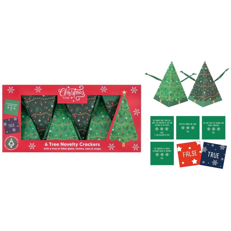 Family 6 Tree Novelty Crackers