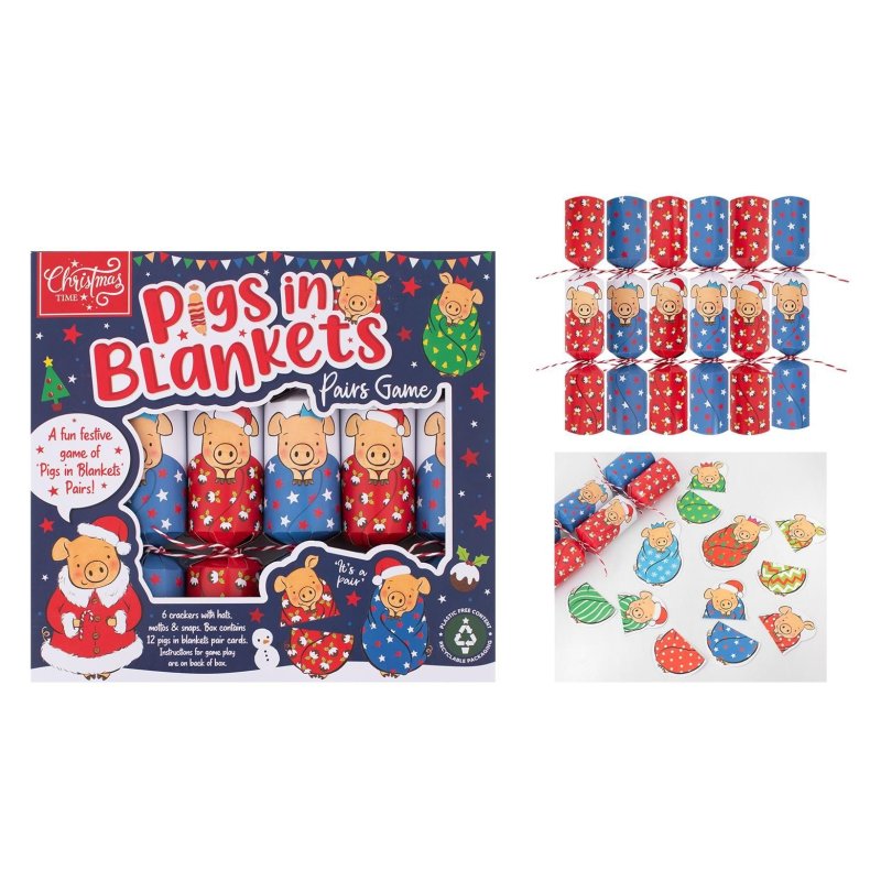 Family Pigs In Blankets Game Box Of 6 Crackers