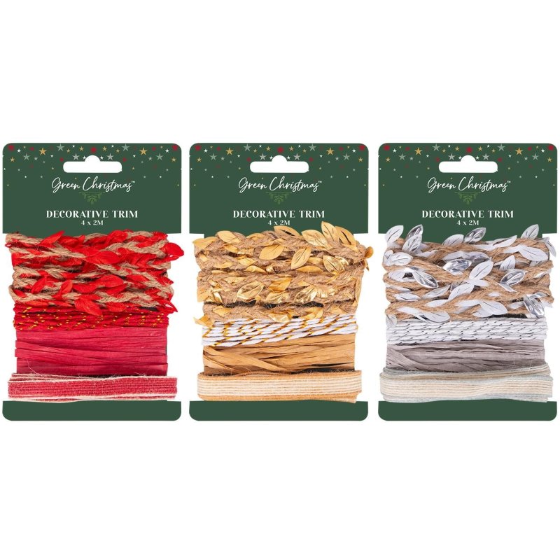 Green Christmas Decorative Trim Eco