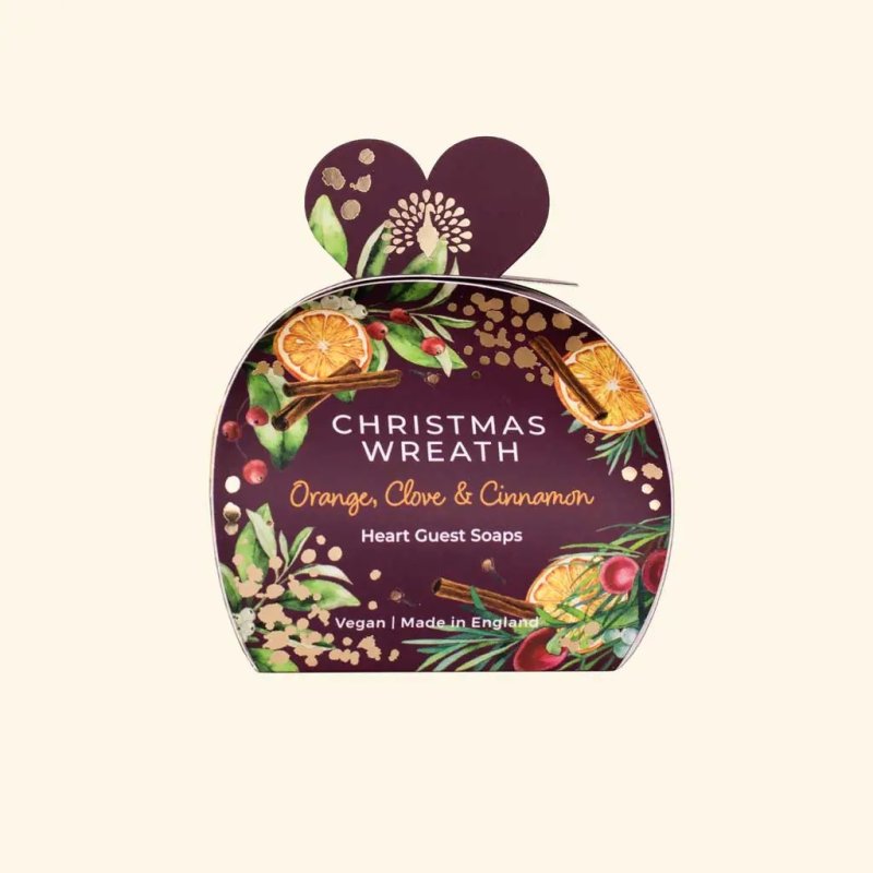 English Soap Co The English Soap Company Christmas Tidings Christmas Wreath Guest Soaps