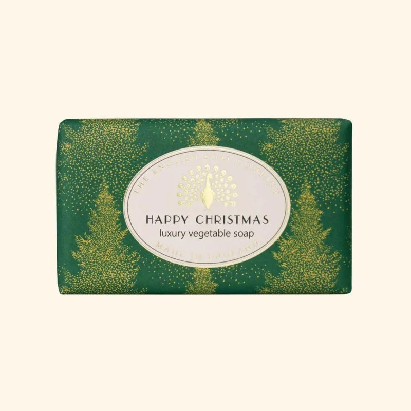 English Soap Co The English Soap Company Happy Christmas Wrapped Soap