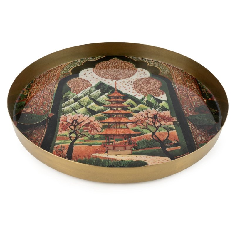 Candlelight Samarkand Metal Tray