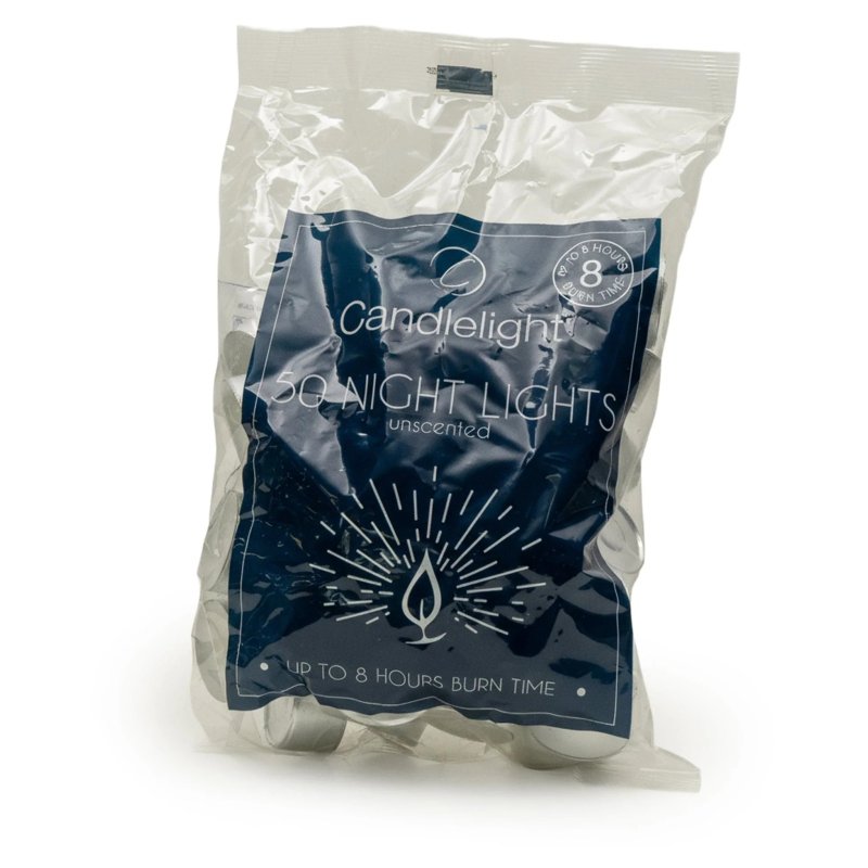 Candlelight 50 Unscented Night Lights