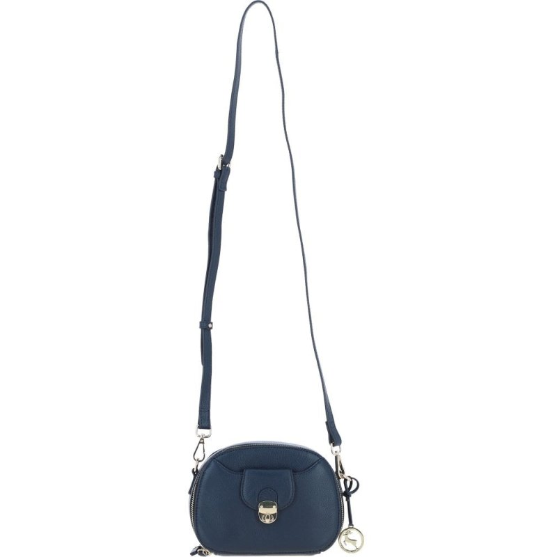 Ashwood Leather Compact Crossbody Cotswold Navy Bag