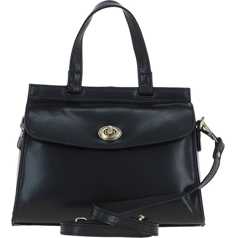 Ashwood Leather Black Grab Bag