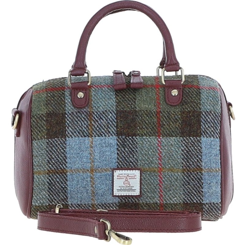 Ashwood Leather Barrel Bag Wine Macleod