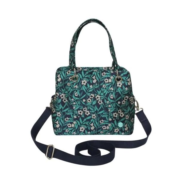 Earth Squared Earth Squared Teal Jacquard Camille Bag
