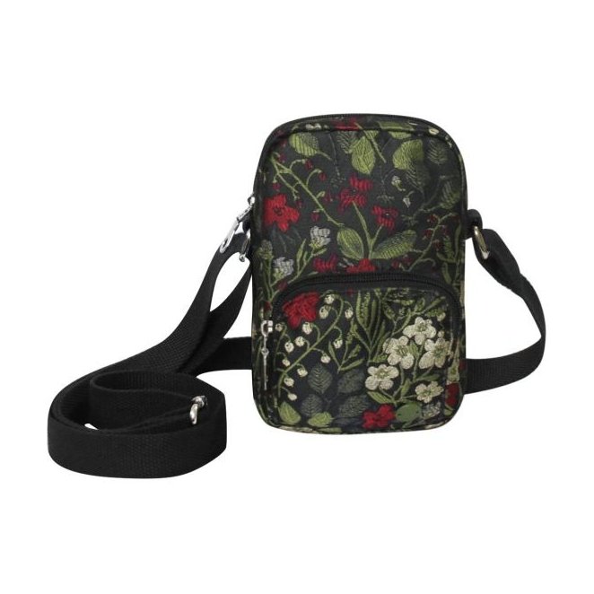 Earth Squared Earth Squared Black Jacquard Phone Pouch