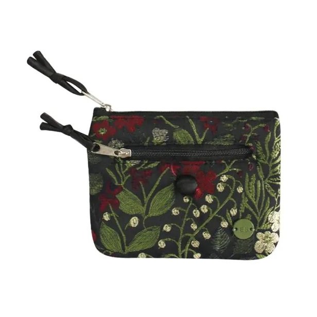 Earth Squared Earth Squared Black Jacquard Emily Purse