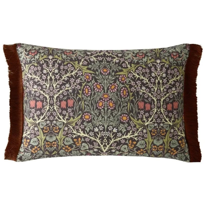 William Morris At Home Blackthorn Midnight Cushions rectangle