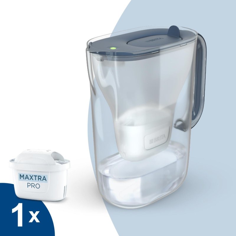 Brita Style Essential Cool Jug Stone Blue