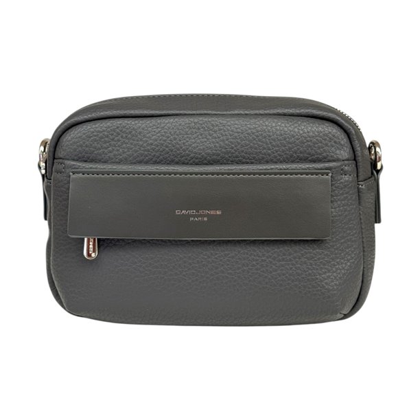 David Jones Messenger Crossbody Bag Battleship Grey