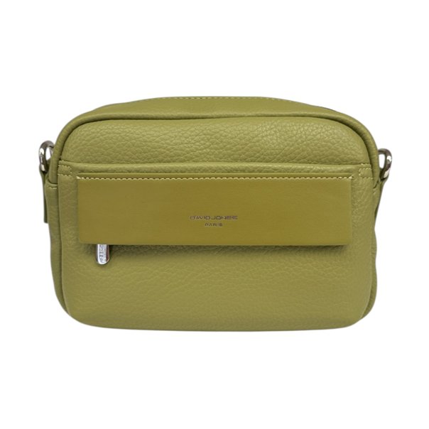 David Jones Messenger Crossbody Bag Dark Lime