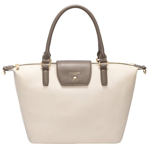 David Jones Medium Tab Over Tote Bag Almond Milk