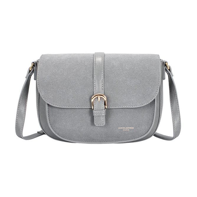David Jones Flap Over Bag Steel Grey
