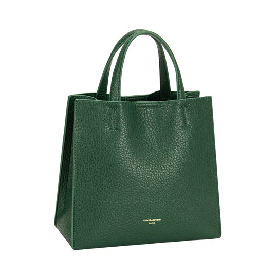 David Jones Box Tote Bag Dark Green