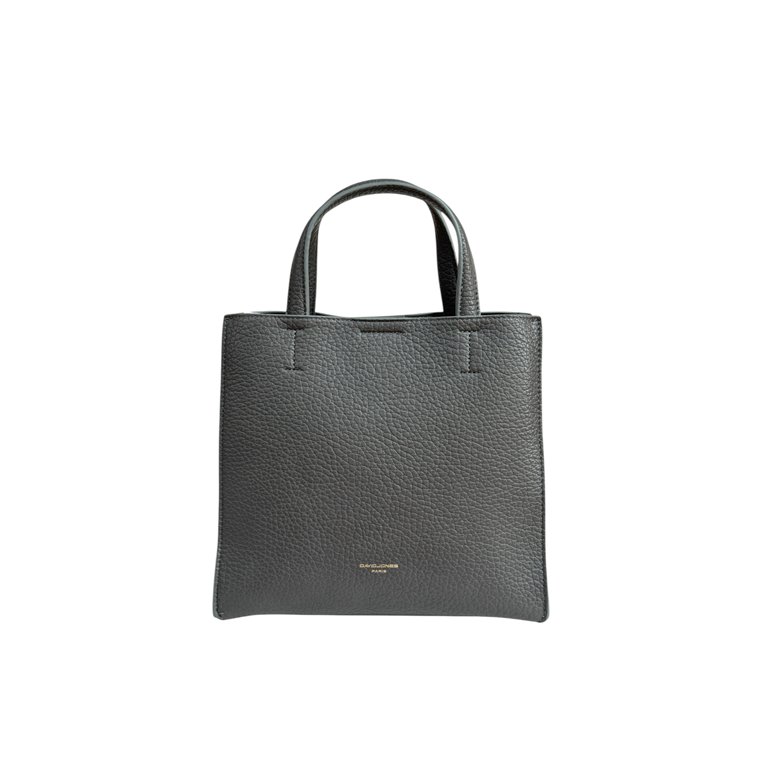David Jones Box Tote Bag Dark Grey