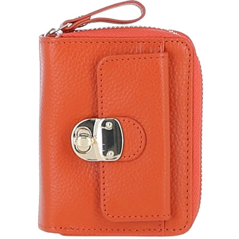 Ashwood Leather Purse Orange