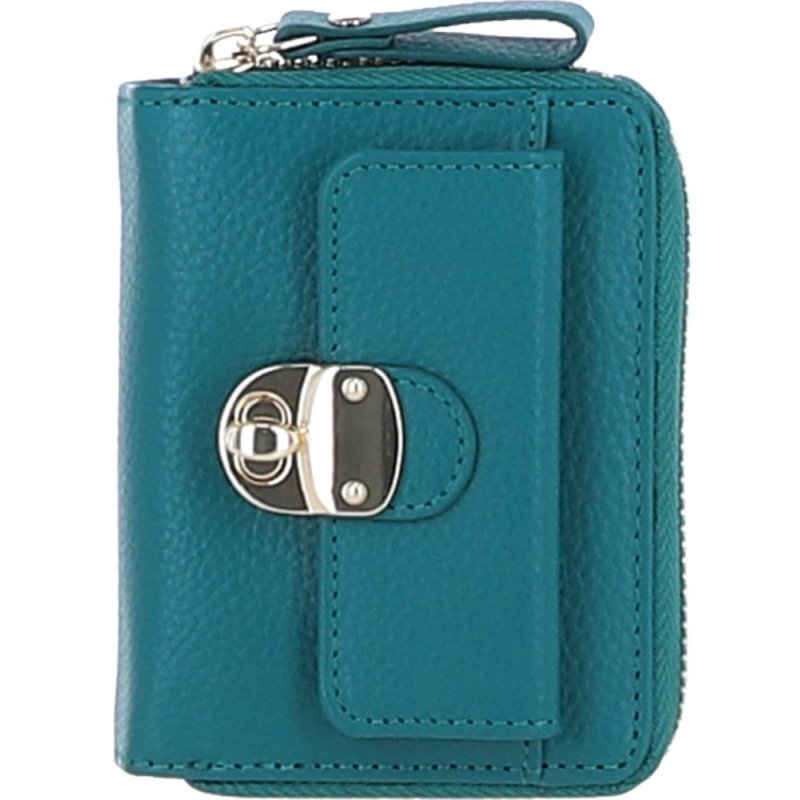 Ashwood Leather Purse Green