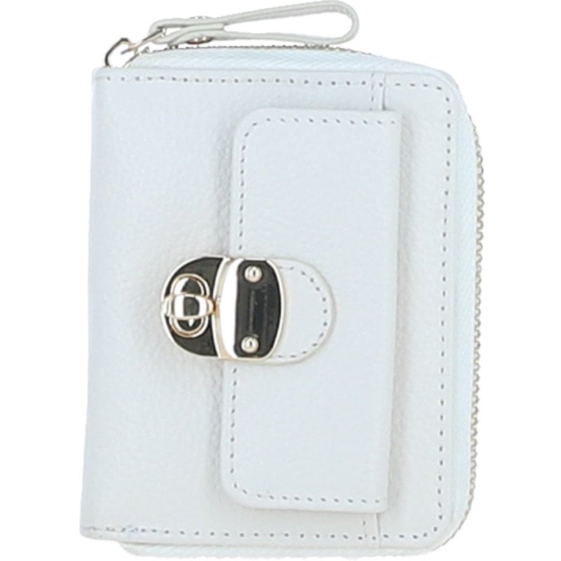 Ashwood Leather Purse White