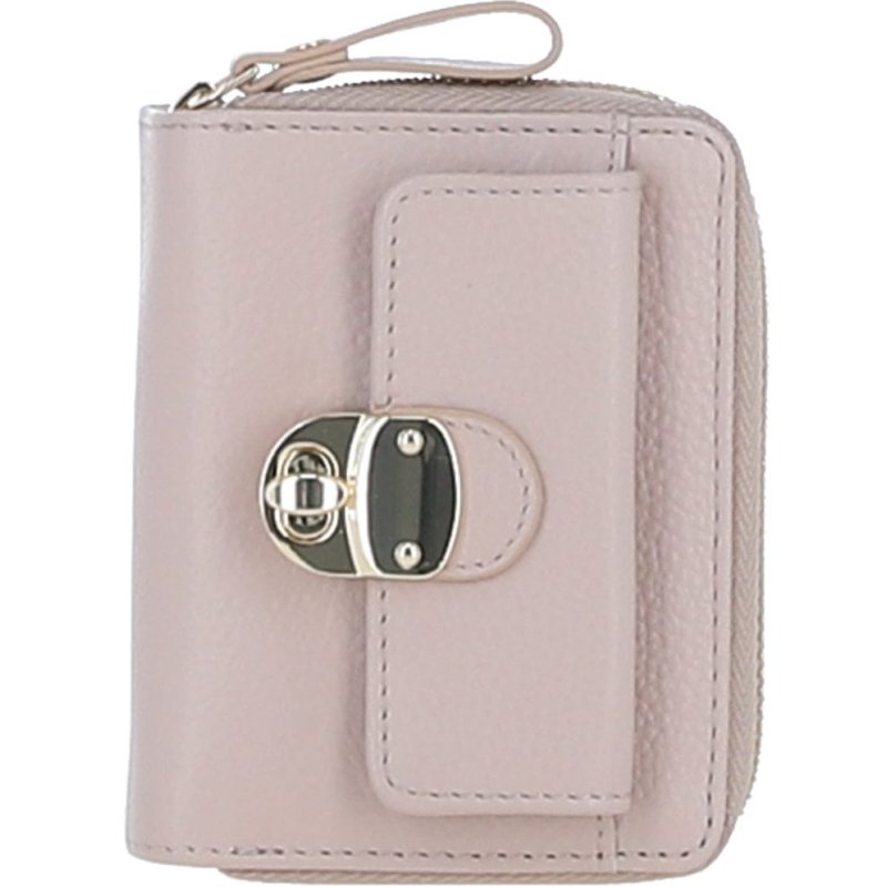 Ashwood Leather Purse Beige