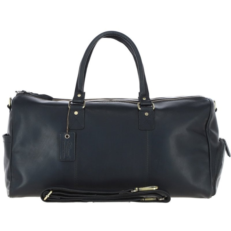 Ashwood Leather Holdall Black