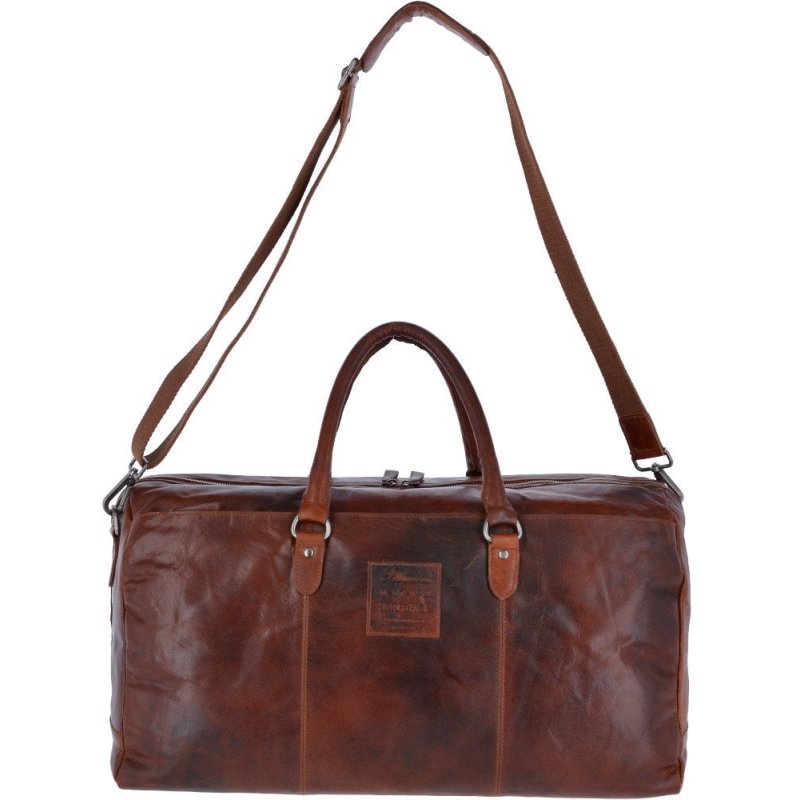 Ashwood Leather Mens Honey Tan Holdall
